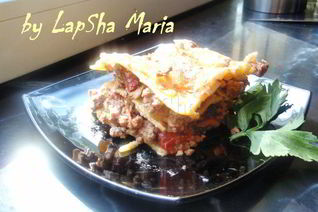 Лазанья с лисичками и сельдереем