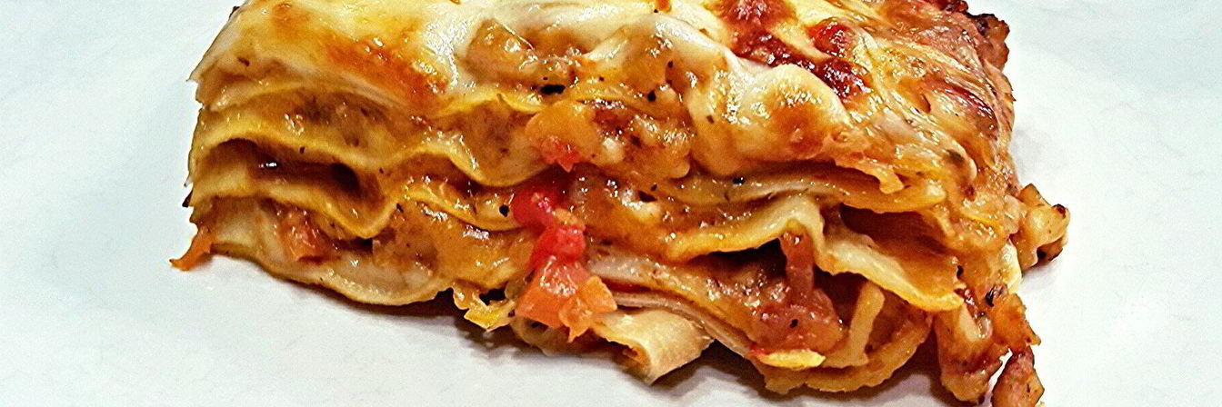 Лазанья с морепродуктами