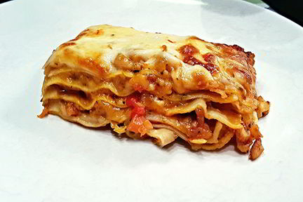 Лазанья с морепродуктами