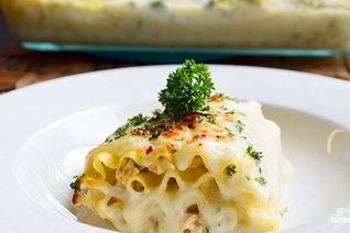Лазанья с тунцом