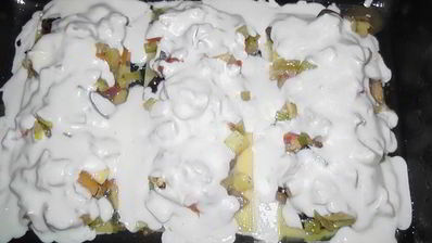 овощная вегетарианская лазанья с кабачками