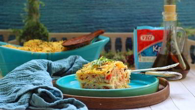 рыбная лазанья