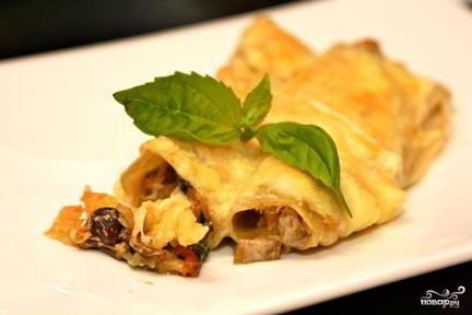 Каннеллони с грибами