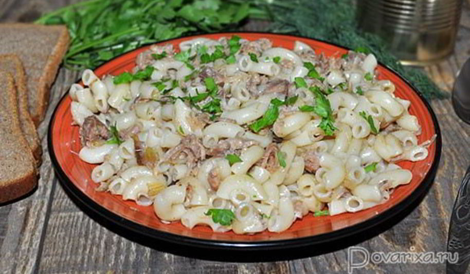 Рецепт макарон по-флотски с тушенкой