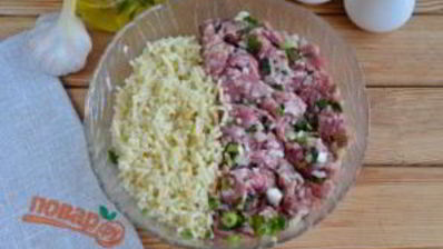 оладушки из фарша и спагетти