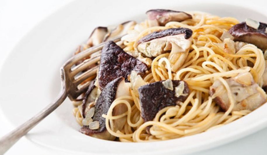 Рецепт пасты с белыми грибами