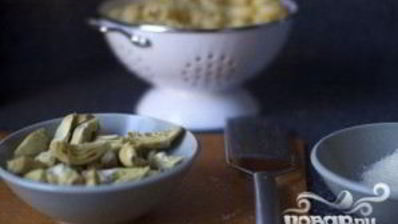 паста с грибами и артишоками