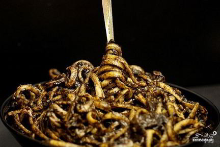 Паста с каракатицей