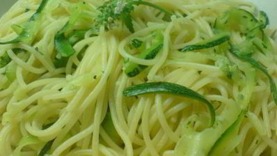 паста с цукини и мятой