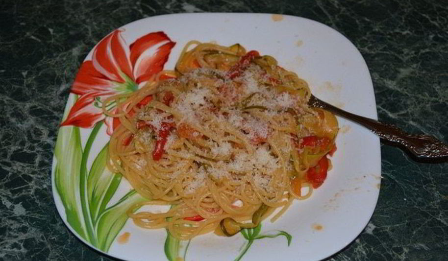 Рецепт пасты с цукини