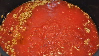 постные каннеллони под томатным соусом