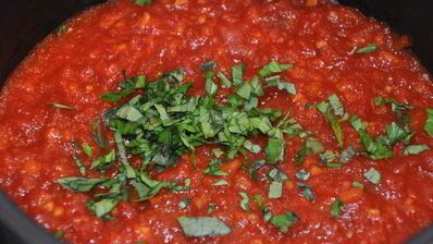 постные каннеллони под томатным соусом