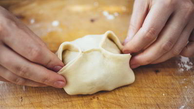 манты с тыквой