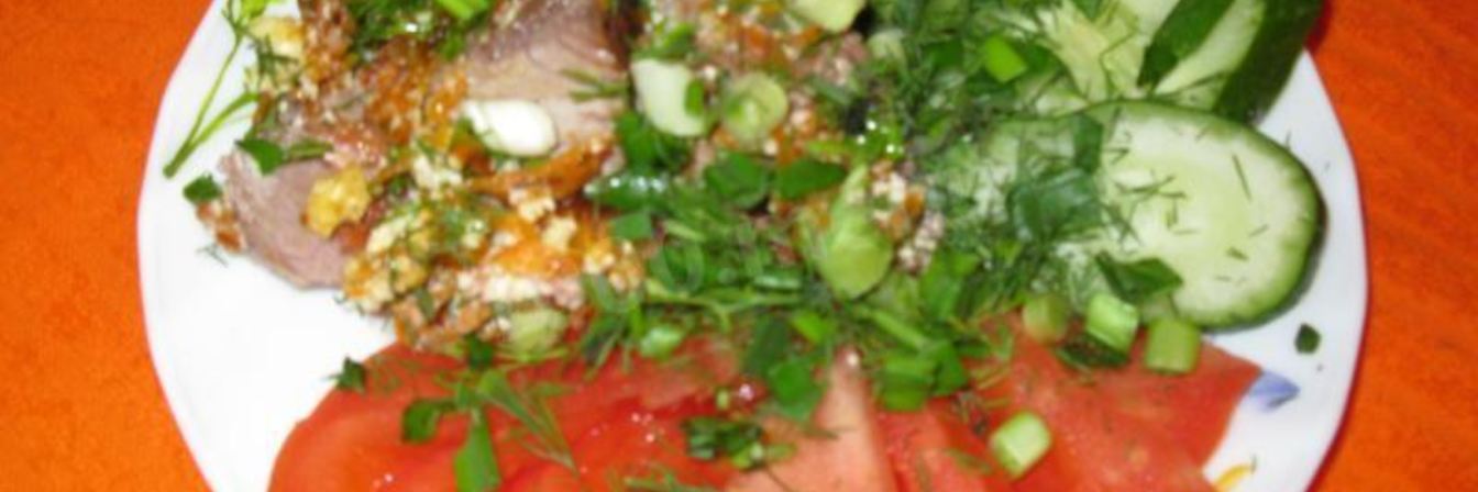 Баранина с овощами запеченная в духовке