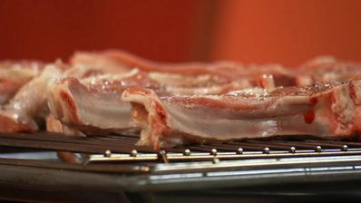 баранье каре с картофельным драником