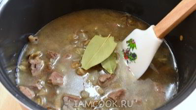 говядина с грибами в мультиварке