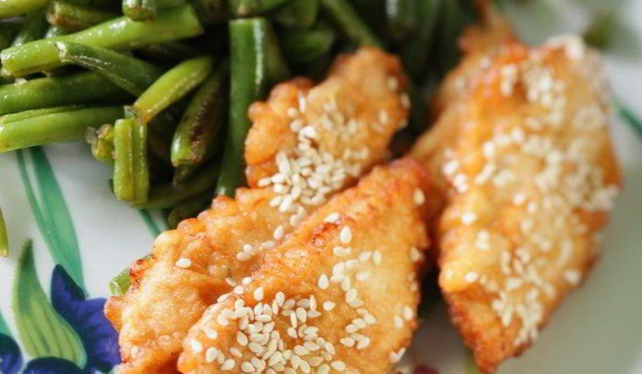 Рецепт индейки в кляре с зеленой фасолью