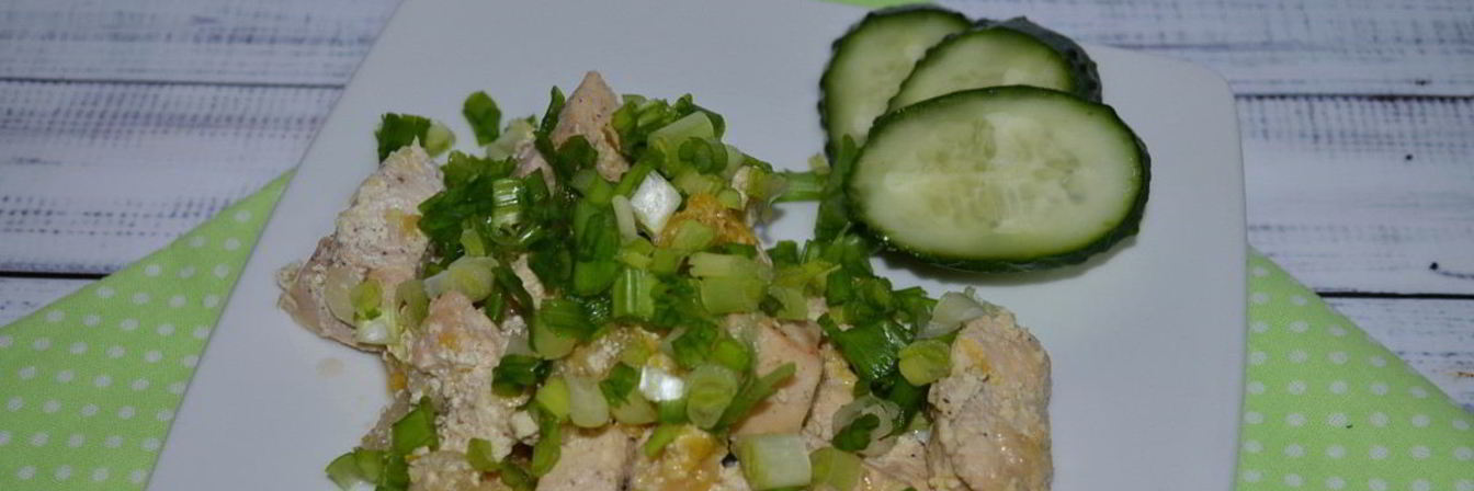 Куриная грудка с апельсинами