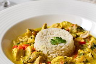 Куриное карри на кокосовом молоке