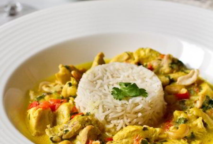 Куриное карри на кокосовом молоке