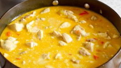 куриное карри на кокосовом молоке