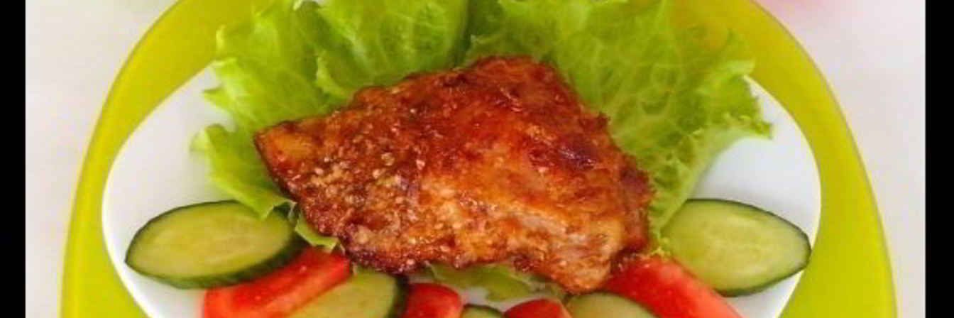 Куриные бедра, запеченные в пряном соусе