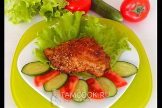 Куриные бедра, запеченные в пряном соусе