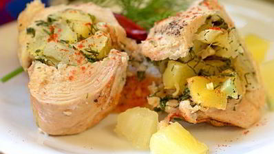 куриные грудки с ананасом