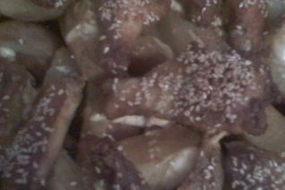 Куриные крылышки с картошкой на ужин