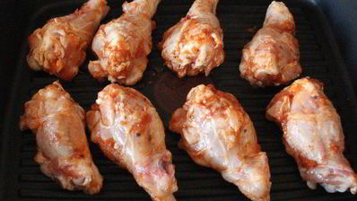 куриные крылышки в остром томатно-яблочном маринаде