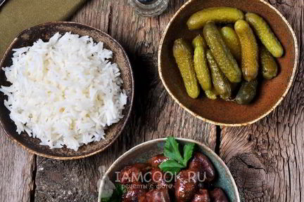 Куриные сердечки в восточном стиле