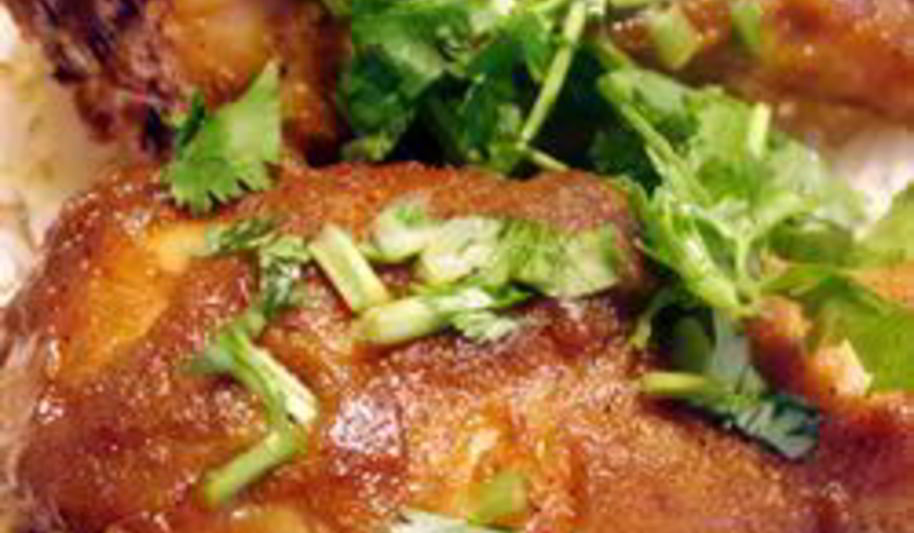 Рецепт курицы с карри, медом и горчицей