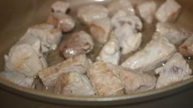 мясо с чечевицей