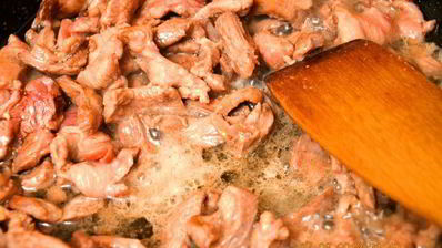 паприкаш из телятины с йогуртом