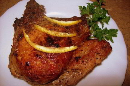 Свинина на кости в ароматном маринаде