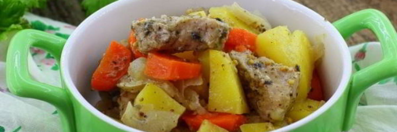 Свинина с картошкой в духовке в рукаве