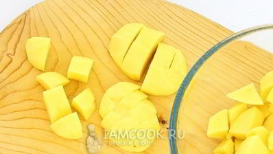 свинина с картошкой в духовке в рукаве