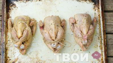 цыпленок в духовке