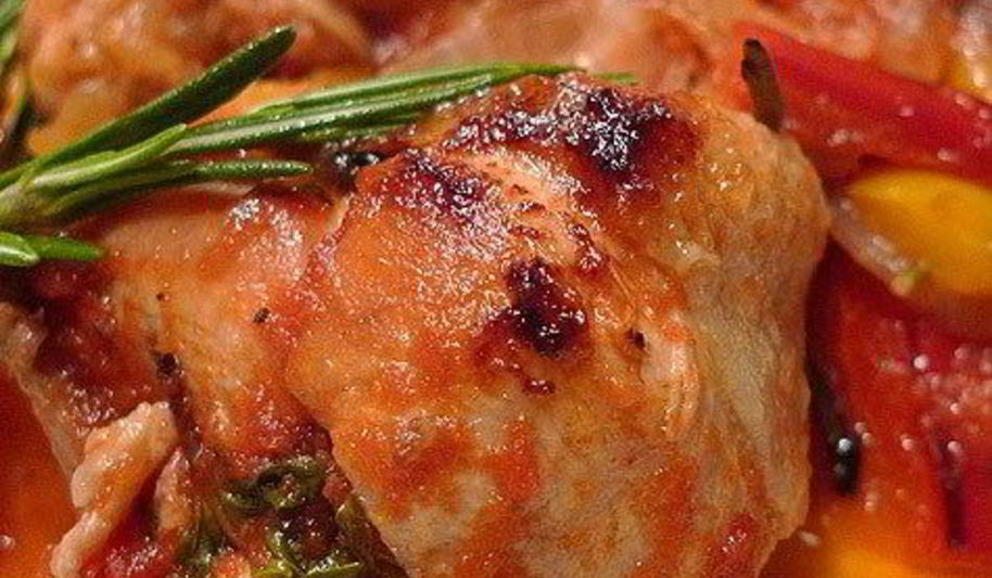 Рецепт тушеной курицы с фасолью