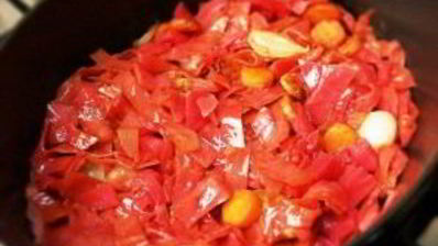 утка по-деревенски с квашеной капустой