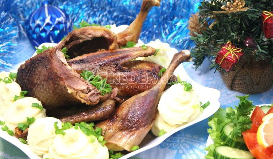 Рецепт утки запеченной в рукаве