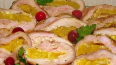 запеченная индейка с апельсинами