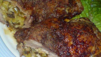 запеченная свиная грудинка