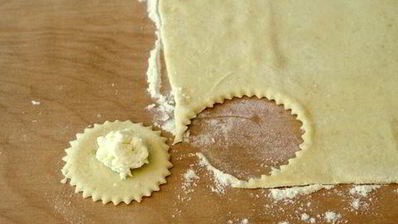 ньокки с начинкой из моцареллы