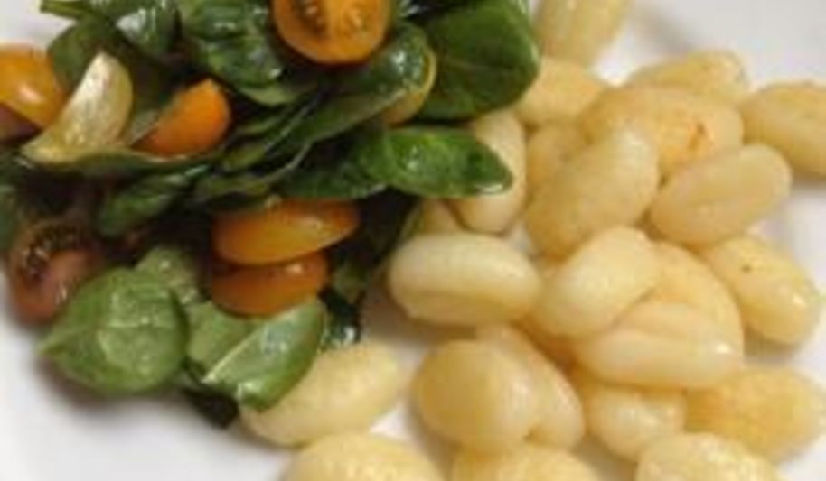 Рецепт ньокков жареных на сливочном масле