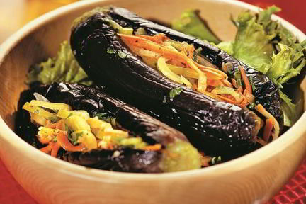 Баклажаны соленые фаршированные