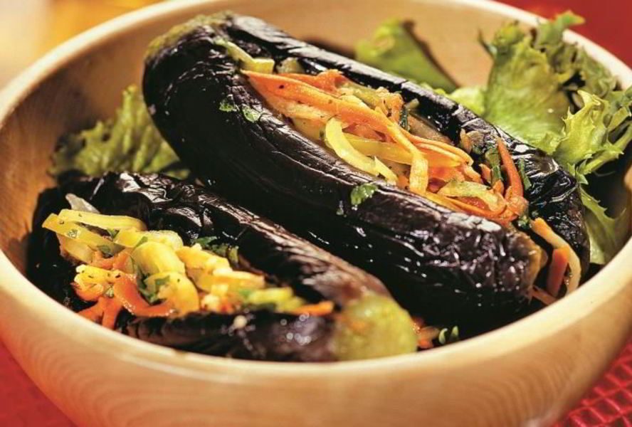 Баклажаны соленые фаршированные