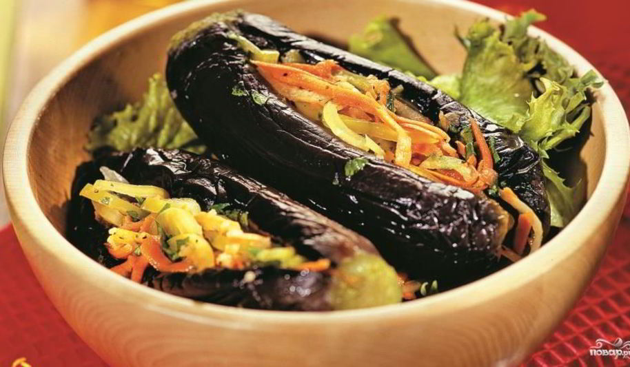 Рецепт баклажанов соленых фаршированных