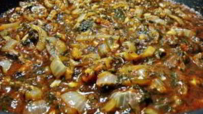 баклажаны в казане с курицей