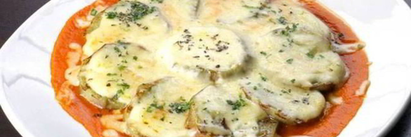 Баклажаны запеченные в сметанной заливке